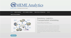 Desktop Screenshot of memeanalytics.com