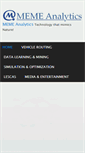 Mobile Screenshot of memeanalytics.com